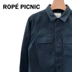 ROPÉ PICNIC　コットンシャツ　ネイビー