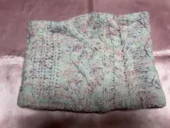 美品！ケーブル編み ネックウォーマー