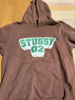 STUSSY 02 パーカー ブラウン Sのサムネイル