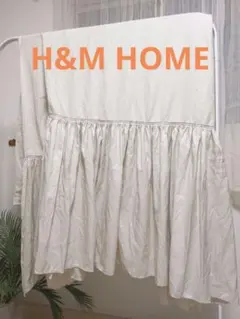 エイチアンドエムホーム フリルカーテン 1枚　アイボリー