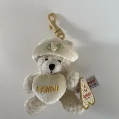 AURORA ハワイ テディベア ぬいぐるみ　キーホルダー　チャーム