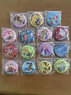 ディズニー刺繍缶バッジ2 コンプリート セット 全15種