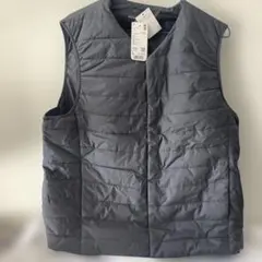 UNIQLO ヒートテックウォーム　パデット　ベスト L ダークグレー