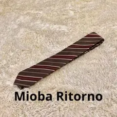 【美品】Mioba Ritorno ストライプ ネクタイ