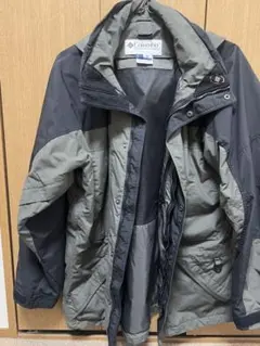 Columbia マウンテンパーカー グレー/ブラック