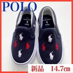 キッズ　POLO RALPH LAUREN ポロ ラルフローレン　スリッポン