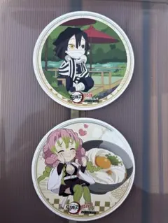 鬼滅の刃　TOGO限定 全集中展 コースター　甘露寺蜜璃　伊黒小芭内