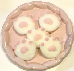 ぬいぐるみ　マスコット　資材　肉球　5個セット