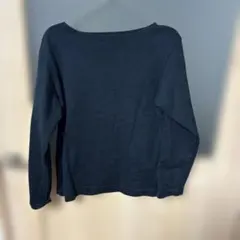 MUJI 黒 長袖カットソーMサイズ