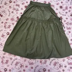 【新品・未使用】SmansaMos2サイドリボンギャザースカート