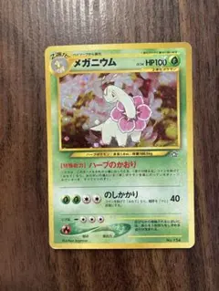ポケモンカード旧裏　メガニウム　1996~1999 渦巻きホロ
