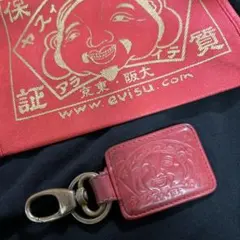 EVISU 二つ折り財布 レザー ウォレット - メルカリ