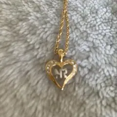 【美品】NINA RICCI ニナリッチ　ハートペンダントトップ　ネックレス