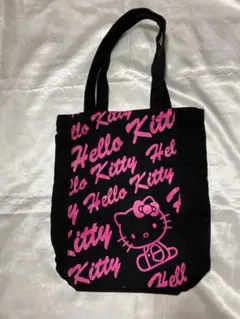 Hello Kitty トートバッグ 黒