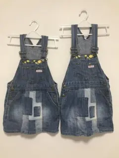 breeze デニム ジャンパースカート 120 110 100 90