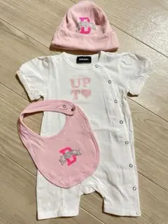 DIESEL ベビー　ロンパース・帽子・スタイセット