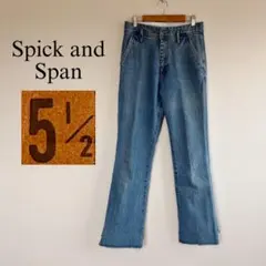 美品　Spick&Span 5 1/2 CURVE LINE DENIM 27 美品 Spick & Span 5 1/2 CURVE LINE DENIM M - メルカリ