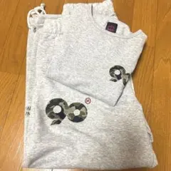 9090 girl セットアップ グレー