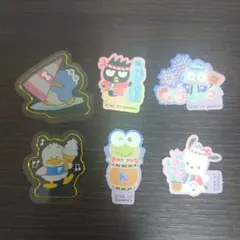 【1】サンリオキャラクターズ レア はぴだんぶい フレークシール ♡