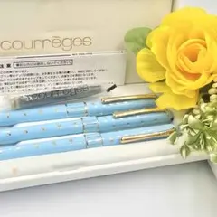 Courreges クレージュ 筆記用具セット 万年筆 ボールペン 筆記未確認
