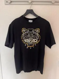 KENZO トラ刺繍 Tシャツ L ブラック