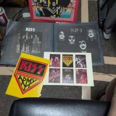帯付き】KISS（キッス）LPレコード 3枚セット＋大型インサートまとめ