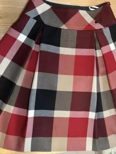 美品BURBERRY BLUE LABEL チェック柄スカート毛100% - メルカリ