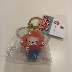 サンリオミャクミャク　立体マスコット　クリアキーホルダーポチャッコ