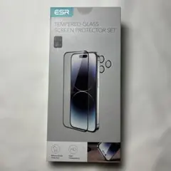 ESR iPhone 15 Pro Max 強化ガラス保護フィルムセット