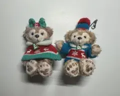 ディズニー　クリスマス　2011 ぬいぐるみチャーム　ダッフィー　シェリーメイ