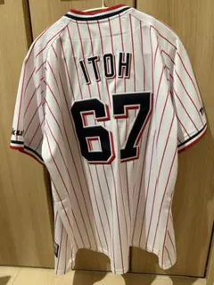 伊藤琉偉選手 プロ初ホームラン記念ユニフォーム 東京ヤクルト