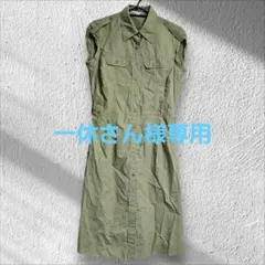 TOMMY HILFIGER トミーヒルフィガー ノースリーブシャツワンピース