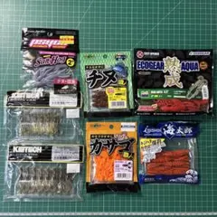 チニング ロックフィッシュ など ワームセット - メルカリ