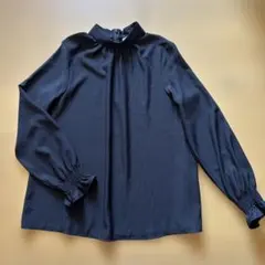 I501/美品 theory ノースリーブブラウス モックネック ストレッチ 黒 I501/美品 theory ノースリーブブラウス モックネック ストレッチ 黒
