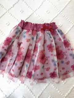 【新品】Pupil House チュールリバーシブルスカート　100㎝