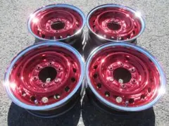 希少品】Racing SPARCO 13インチ レッドホイール 13×5J - メルカリ