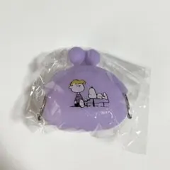 スヌーピー PEANUTS ガチャ　クリアシリコン小物入れ　ポーチ　がま口