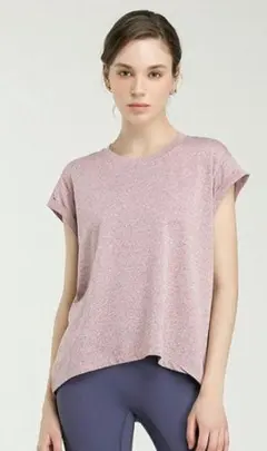 バックオープン　 Tシャツ　ヨガ　 Sサイズ