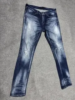 FUGAダメージ加工デニムパンツ　size46