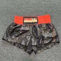 最終adidas STELLASPORT ショーツ 黒/ネオンカラーＳ　ランパンのサムネイル