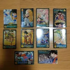 当時物・美品】ドラゴンボールZ 丸大食品 カード 15枚セット キラあり