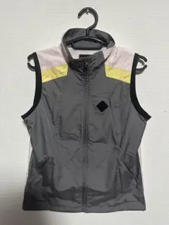 FILA フィラ ナイロンベスト M ピンク グレーのサムネイル