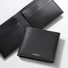 JIL SANDER ジルサンダー 二つ折り財布 ブラックのサムネイル