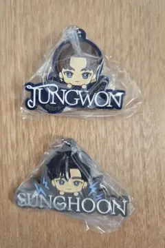 ENHYPEN ラバーマスコット ジョンウォン・ソンフン キーホルダー