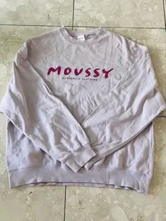 MOUSSY スウェット トレーナー パープル　紫