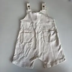 新品✨H&M アイボリー ポケット付きサロペット80