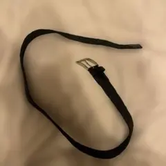 黒の編み込みデザインベルト