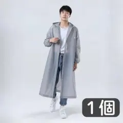 軽量レインコート フリーサイズ ポンチョ レインウェア レインコート グレー