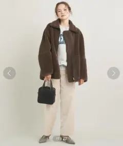 ボアジャケット　フェイクムートン