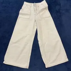 デニムワイドパンツ